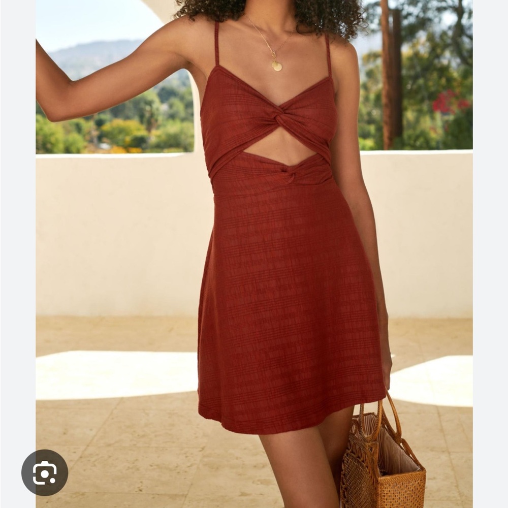 By Anthropologie cut out dress Sz M NWT
